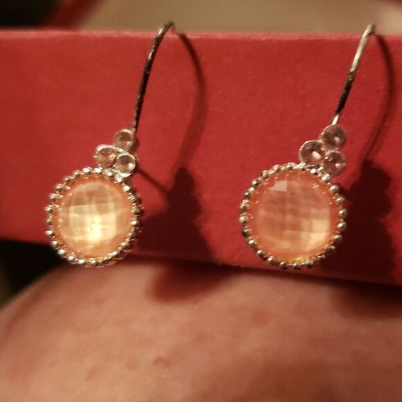 Amber earrings - Picture 2 of 3